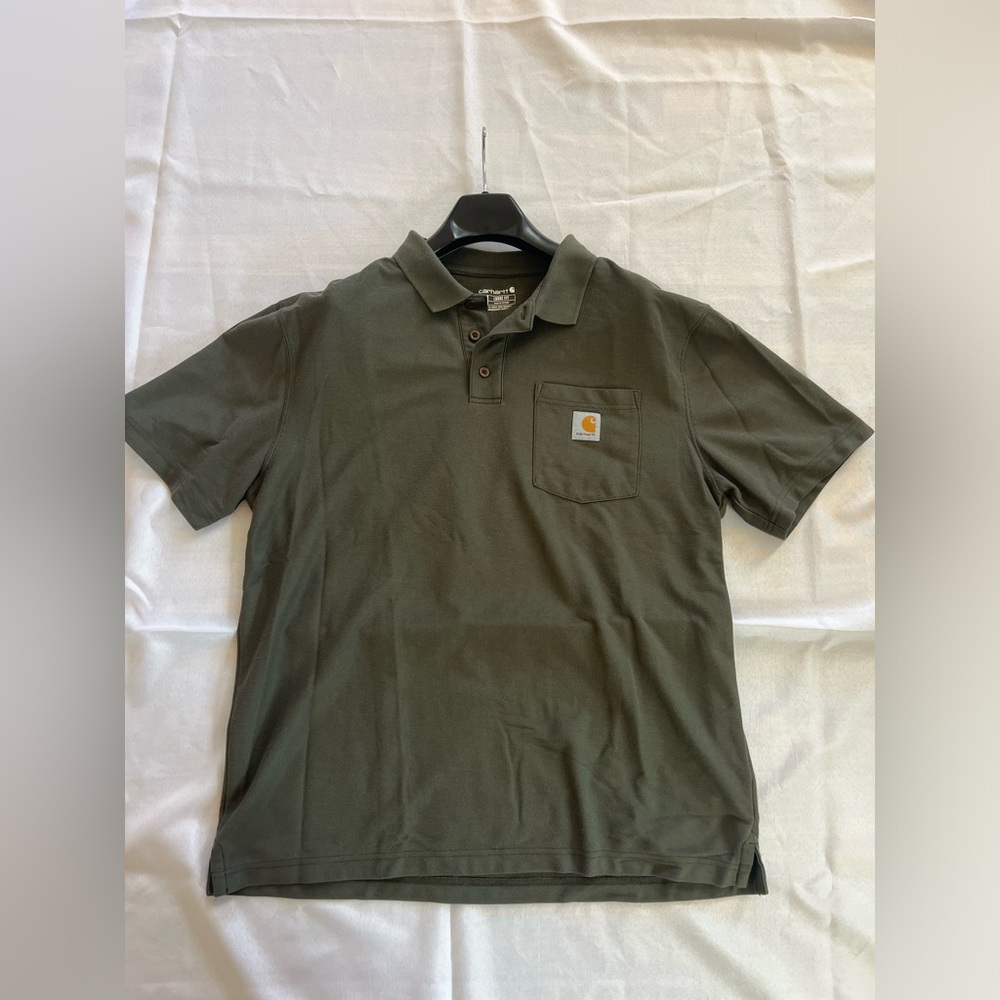 Carhartt Men's Forest Green Polo